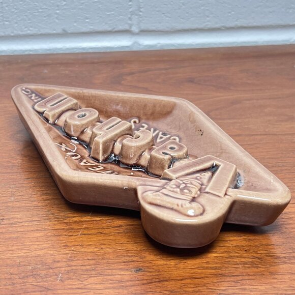 Vintage VACHON Gateau Cakes Logo Ceramic Ashtray by Beauce Canada - Picture 6 of 10